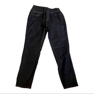 🛍💕Jones New York pull up denim legging jeans with banded waist size medium